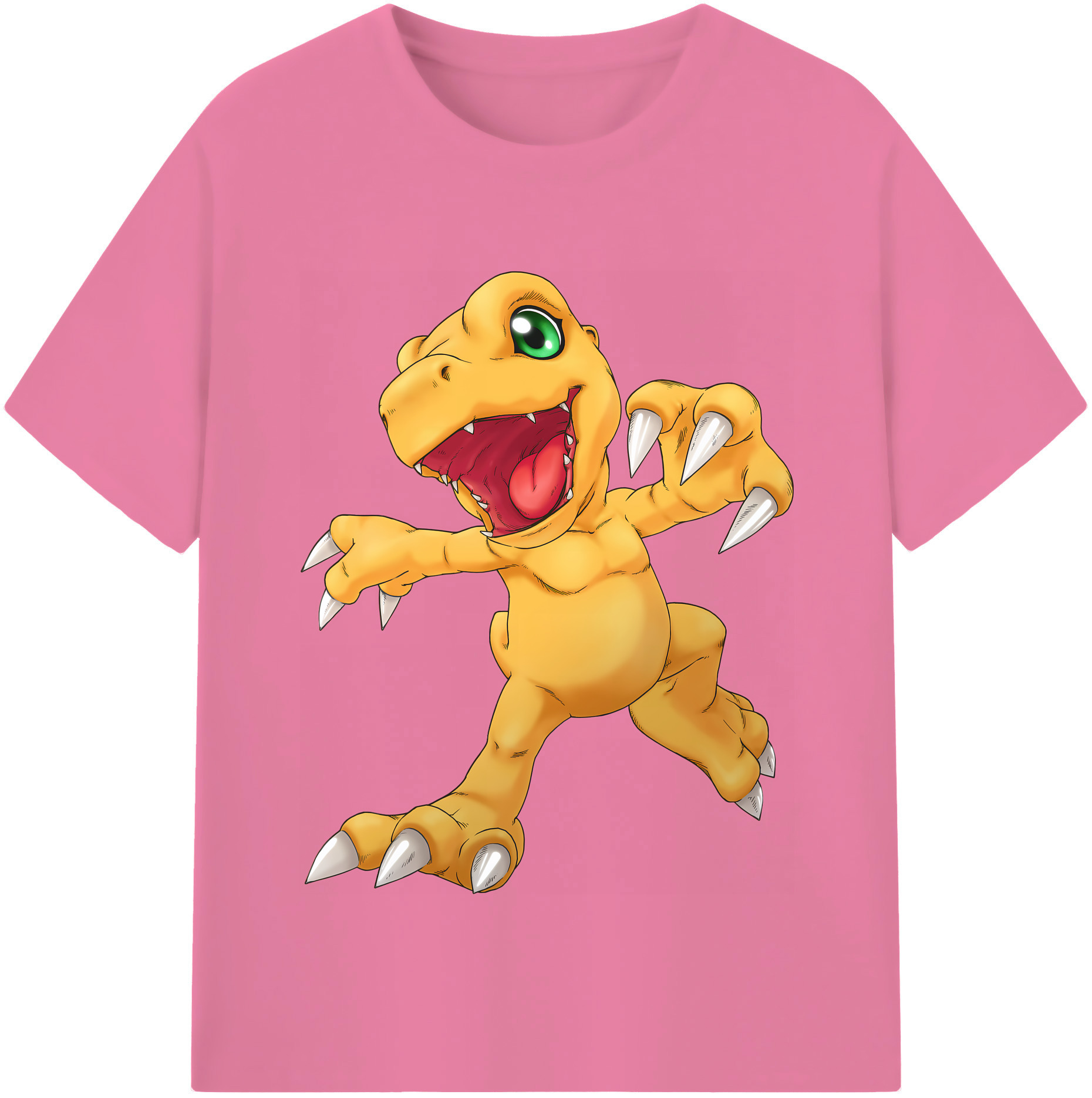 （画像用） Digimon デジタルモンスター/デジモン 綿100％半袖Tシャツ（フロントプリント）
